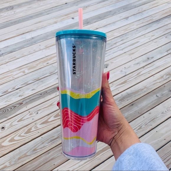 Starbucks Other - 5/$100 Starbucks Spring 2020 Wavy Tumbler 24oz